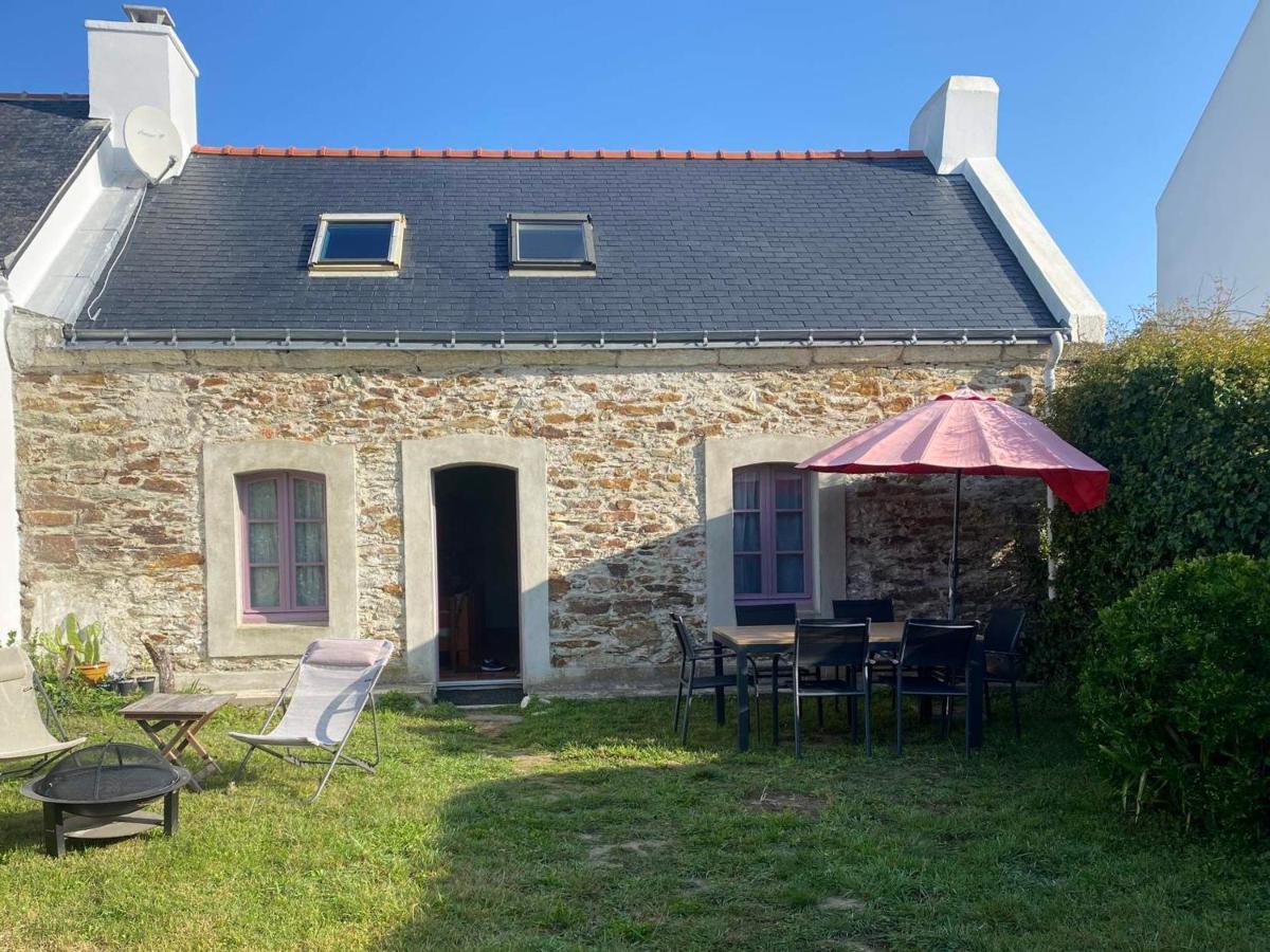 Charmante Maison En Pierre Avec Jardin A Bangor, A 1500 M De La Plage De Vazen - Fr-1-418-157 Buitenkant foto